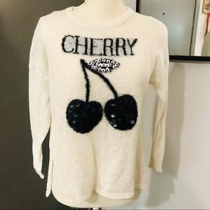 NUNIQUE Fall Winter Sweatshirts Long Sleeve Cherry| Size M